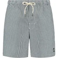 Shiwi Badshorts 'Mike' mörkgrön / vit
