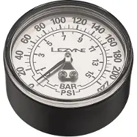 Lezyne 220 Psi Gauge 2.5 Inches For All Floor S Glue And O-ring Pump