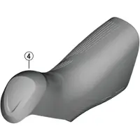 Shimano St-r9250 Gummiskydd För Cykelbromshandtag 2 Enheter