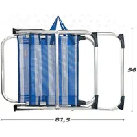 Aktive Fällbar Stol I Aluminium 56x50x88 Cm