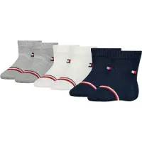 Tommy Hilfiger 6 Pack Flag Embroidery Socks