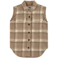 DESIGNERS REMIX Väst - Ull/Polyester - G Jayden - Beige Rutig - - 12 år (152) - Väst