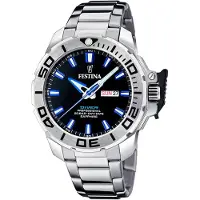 Festina Herrklocka F20665/3 Svart Silver