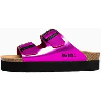 Bayton Pantolette 'Japet' fuchsia