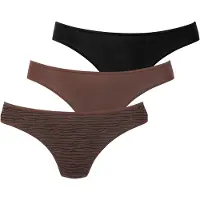 LASCANA String brun / svart