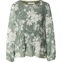 Zabaione Blus 'Ju44lee' pastellgrön / off-white