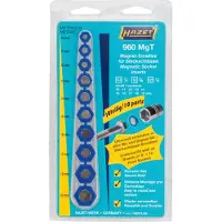 Hazet 960MGT 960MGT 10 mm, 11 mm, 12 mm, 13 mm, 14 mm, 15 mm, 16 mm, 17 mm, 18 mm Drivning 1/2 1 st