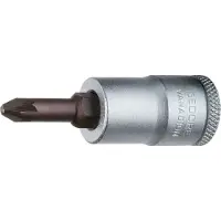 Gedore IKS 30 PZD 1 1640968 Stjärnspår Pozidriv Skruvmejselsats 10 mm 3/8 PZ 1 3/8