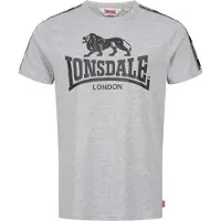Lonsdale T-shirt 'STOUR' grå / svart