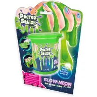 Doctor Squish Glow In The Dark Slim - Grön 100 g