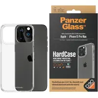 PanzerGlass | Hardcase - Bakskal till mobiltelefon - Genomskinlig | Apple iPhone 15 Pro Max