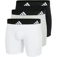 Adidas Kalsonger 3-pack Active Flex bomull boxershorts man - Flerfärgad - EU L