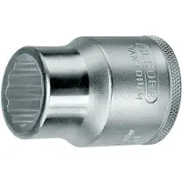Gedore D 32 27 6272400 Fyrkant massiv 20 mm (3/4 tum). Hylsnyckelinsats 27 mm 27 mm 3/4