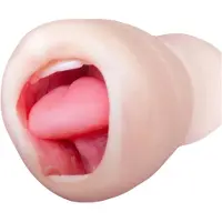 Tracy´s Dog Tracy's Dog Cup - realistisk munformad masturbator med tänder (hudfärgad)