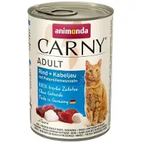 Animonda Carny Adult Nötkött + Köttfärs YAU MED PETERSILIANSKA RÖTTER 6 x 400 g