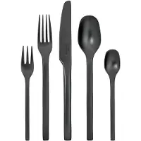 Villeroy & Boch Manufacture Rock Bestickset 20-pack - Bestickset Rostfritt Stål Svart