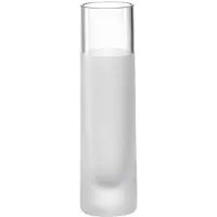 Leonardo 18632, Cylinderformat vas, Glas, Transparent, Vit, Glansig/Matt, Bord, inomhus