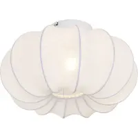 QAZQA Japandi Taklampa Vit 37cm - Plu Asyesha