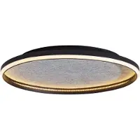 QAZQA Design taklampa svart med filt inkl. LED 3-stegs dimbar - Xavi Felt