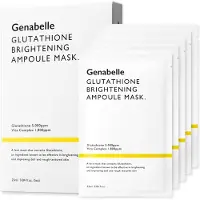 Genabelle Glutathione Brightening Ampoule Mask - Ltt Intensive Brightening Mask Sheet 5st