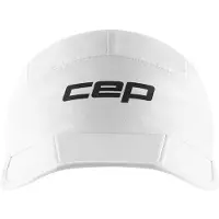 Cep Core Run Foldable Cap, löparkeps, vit