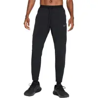 Nike Löparbyxor Dri-FIT Stride Woven - Svart/Silver, storlek Small