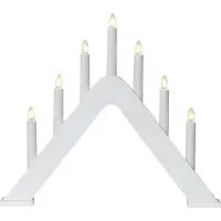 Star Trading Ljusstake Jarve Vit 41cm