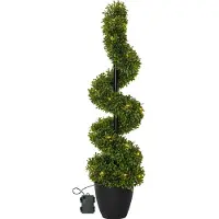 Star Trading Dekorationsträd med LED | Buxbom 90cm []