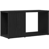 vidaXL TV-bänk svart ek 60x24x32 cm konstruerat trä