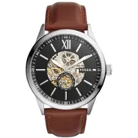 Fossil herrarmbandsur har urtavla med urtag urtavla läderarmband. Perfekt Den visar markörer Mångsidig affärsgåva, Fars dag BQ2270 svart