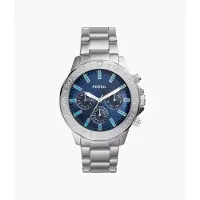 Fossil Minimalistisk Elegant Lättviktig Kvarts Klocka för Herrar, Ny Modell BQ2503 blå