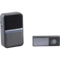 Heidemann 70847 Trådlös gong Komplett set med USB-anslutning, självspelande