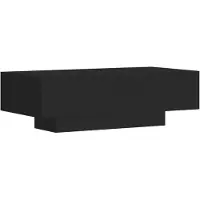 vidaXL Soffbord, Svart, 100X49,5X31 Cm, Material Träbaserat