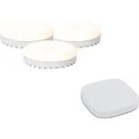 Luumr Set med 3 smarta GX53 dimbara LED-lampor 9W 806LM 2700K-6500K inkl. Zigbee Smart Hub