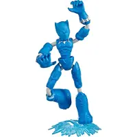 Marvel Hasbro Avengers Bend and Flex Black Panther Iskall Mission Actionfigur, 6-tum Bøybar Leketøy