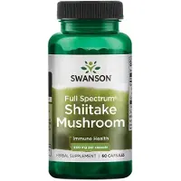Swanson Health , Full Spektrum Shiitake Svamp, 500 mg, 60 kapslar