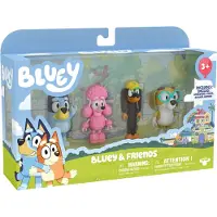 Bluey Figurer - &amp; Friends - - One Size - Leksaksfigur