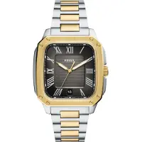 Fossil Analog klocka guld / svart / silver