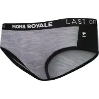 Mons Royale Women's Sylvia Boyleg Grey Heather / Black