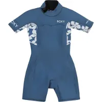 Roxy Sws 2 Mm Kortärmad Shorty-våtdräkt Med Dragkedja Bak För Junior