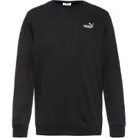 Puma Sport sweatshirt 'Essentials No. 1' svart / vit