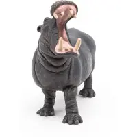 Papo Flodhäst - L: 15 cm - - One Size - Leksaksdjur