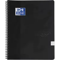 Oxford Anteckningsbok - Touch - Kvadrat - A4+ - Svart - - One Size - Anteckningsbok