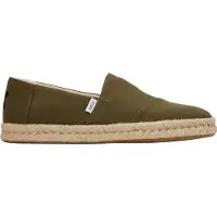Toms ALPARGATA ROPE 2.0 Herr Espadrillos Olivgrön