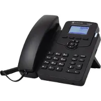 Audiocodes 405HD IP Phone - VoIP-telefon - 3-riktad samtalsförmåg - SIP, SDP - 2 linjer - svart
