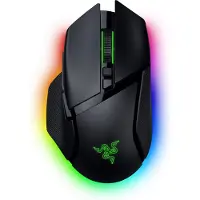 Razer Basilisk V3 pro 35K - Mus - ergonomisk - högerhänt - optisk - 11 knappar - trådlös, kabelansluten - Bluetooth, USB-C, 2.4 GHz - trådlös USB-m...