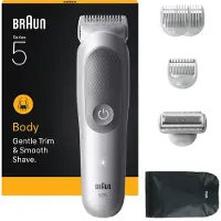 Braun Series 5 BG5550, Våt och torr, Batteri, Grå