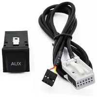 24.Se AUX Adapterkabel & Plug till Volkswagen RCD510/310/300+