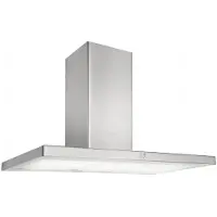 Silverline Asgard SC 3120-90 RF - Kåpa - skorsten, plan - bredd: 90 cm - djup: 50 cm - utsug - stål