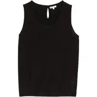 Tom Tailor Top Fabric Mix Ajour ärmlös T-shirt
